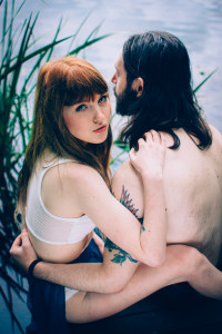 Shauna Wilson and Chris Crysand in Chorlton Water Park