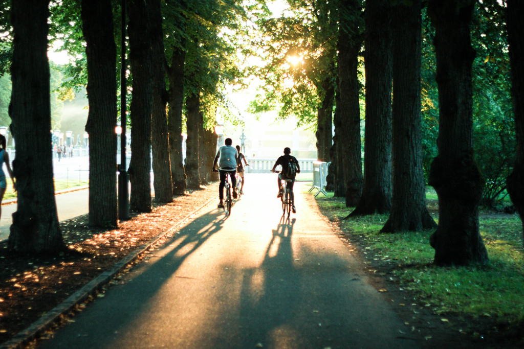 Riding Towards The Sun