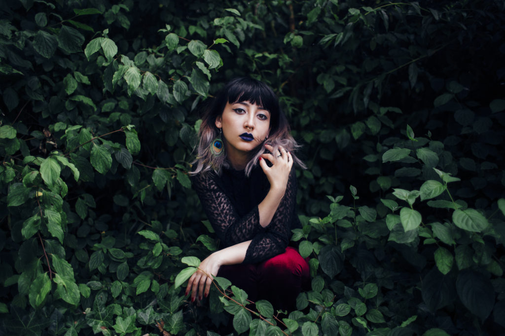 nature, darkness, mystery, artistic soul, phography Daphné Huynh Kat Terek magical photography portraits in nature natural regents park vcsco london green dark emerald photography and other miracles